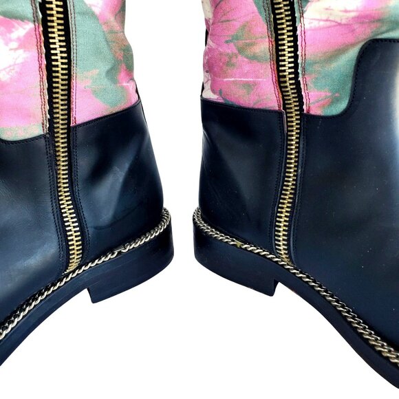 Rare Avant Garde Boots Size 42 Late 90s Early Y2K Leather & Canvas No Studio - Picture 14 of 14